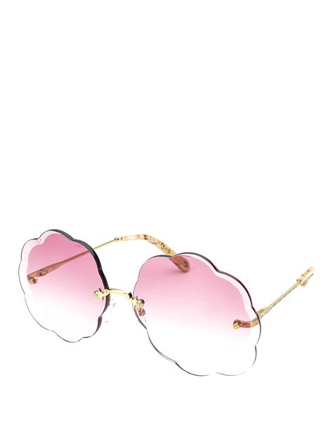 Rosie Pearl Flower Shaped Sunglasses For Ladies In Metal 